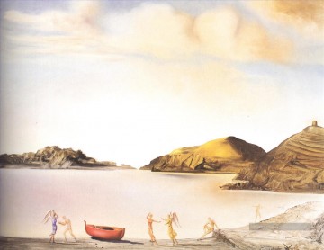 Salvador Dali Painting - Port Lligat at Sunset Salvador Dali